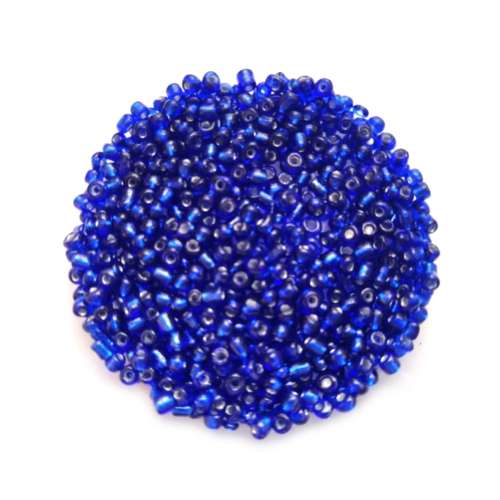 Beads / Glass  Seed Beads - 450pcs  -3mm- Size 8- King blue / Beads for crafting