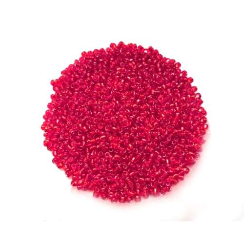 Beads / Glass  Seed Beads +/-650pcs -2mm Size 11- Strawberry Red / Beads for crafting