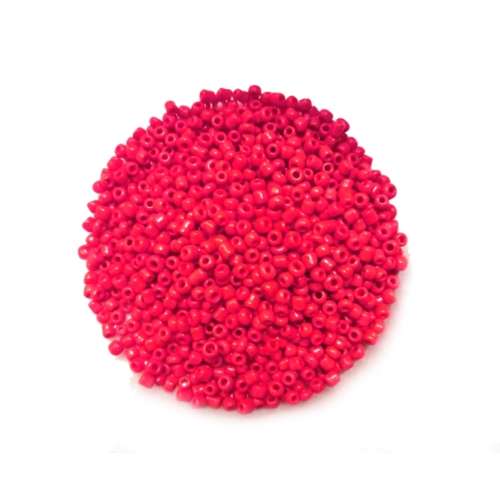 Beads / Glass  Seed Beads +/-650pcs -2mm Size 11- Strawberry Red / Beads for crafting