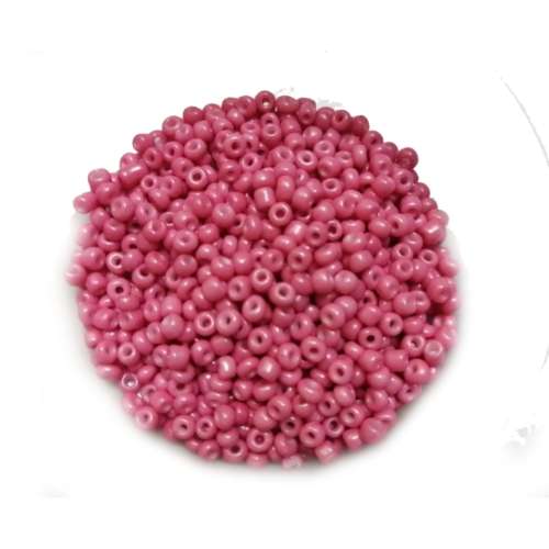 Beads / Glass  Seed Beads - 500pcs  - 3mm Size 8 -  Pink / Beads for crafting