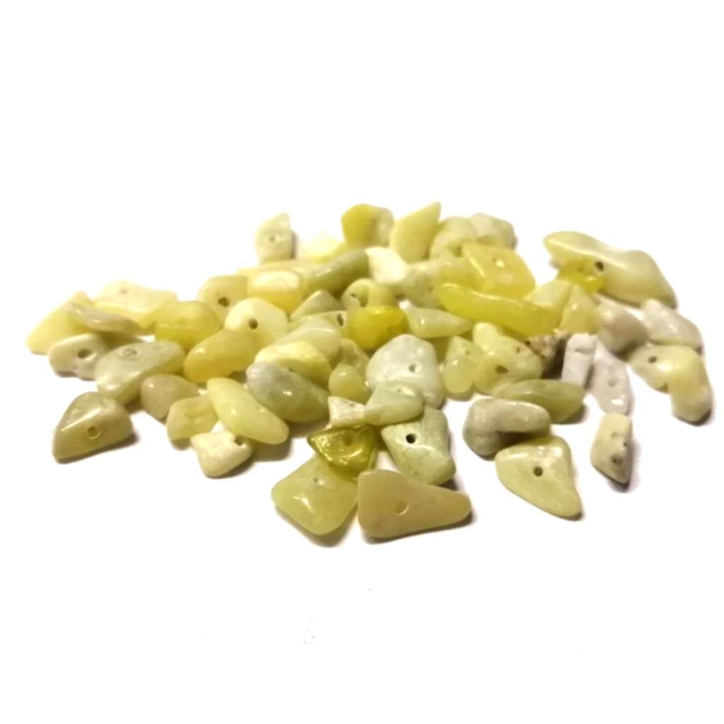 Beads / Gemstone - Lemon Jade - Beads   - 6-12mm - +/-68pcs / Beads for crafting