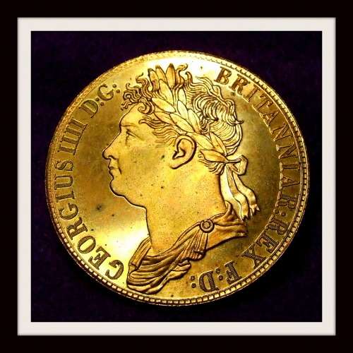 1830 GEORGE IV PROOF PATTERN FANTASY CROWN
