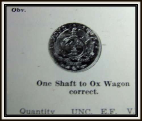 1894 ZAR GOLD TICKEY !!! -- ALEC KAPLAN 1964 COIN CATALOGUE !! READ AUCTION CAREFULLY!!!