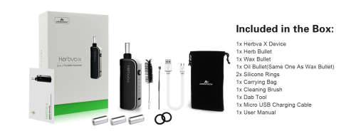 Airistech Vape, Airis Herbva X 3in1 Vaporizer Kit with water bubbler