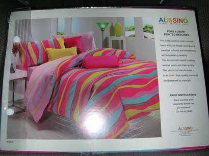 LOVELY PINK KING SIZE BED LINEN COVER SET