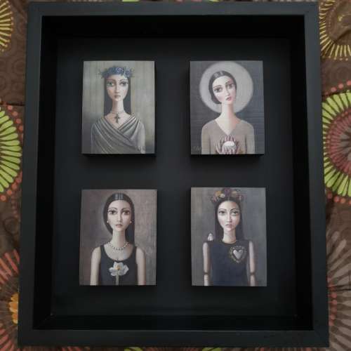 S Pelser Artwork, Stunning block frame