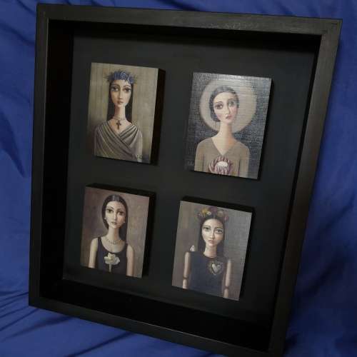 S Pelser Artwork, Stunning block frame