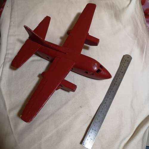 Vintage wood hand carved Airplane