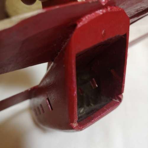 Vintage wood hand carved Airplane