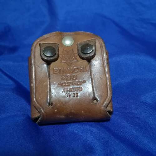 Double magazine Holster. BIANCHI #30 Clip Grip  .45 AUTO SW39. USA California (Law Enforcement)