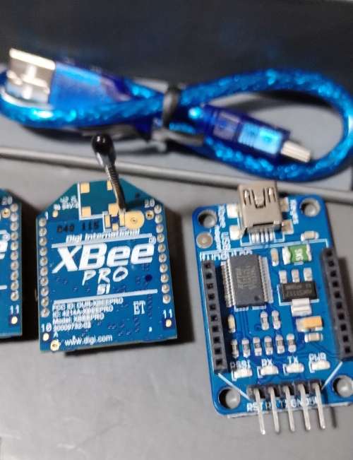 XBee Pro S1 with USB Connector, 3 x XBee Pro S1 to clear