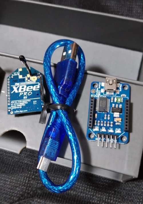 XBee Pro S1 with USB Connector, 3 x XBee Pro S1 to clear