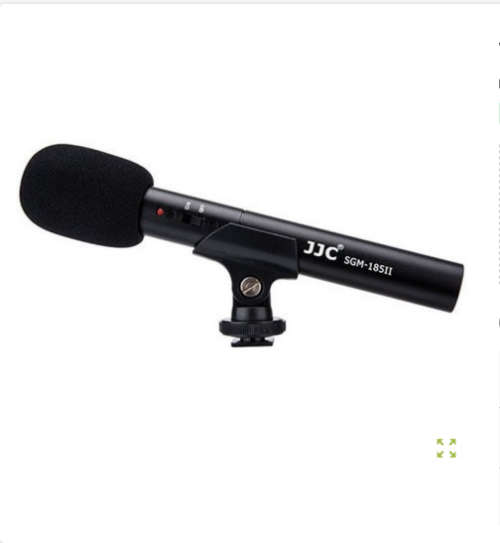 JJC SGM-185 II Stereo Microphone for camera and interviews