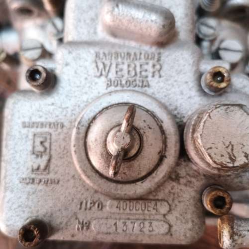 Weber 40DCOE4 Side Draft Carburettor. Made in Bologna Italy