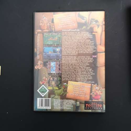 Cave Man Zac- Stoneage Boomers Adult PC Game. Was never used. Vintage PC Game
