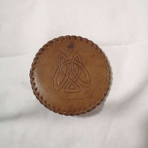 Vintage Hairband  in customised round leather cover