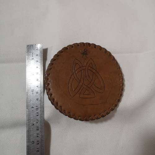 Vintage Hairband  in customised round leather cover