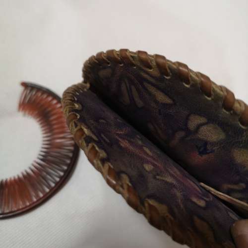 Vintage Hairband  in customised round leather cover