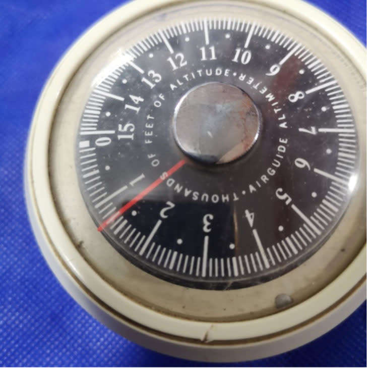 Altimeter Airguide  608, 0-15000 Ft. Vintage