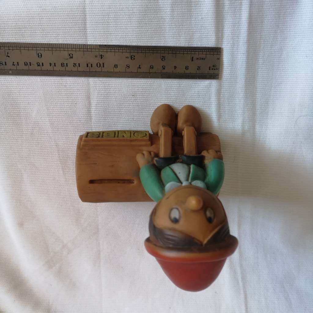 NBS PINOCCHIO MONEY BOX by PRIMA TOYS from the 1979 Apollo Film