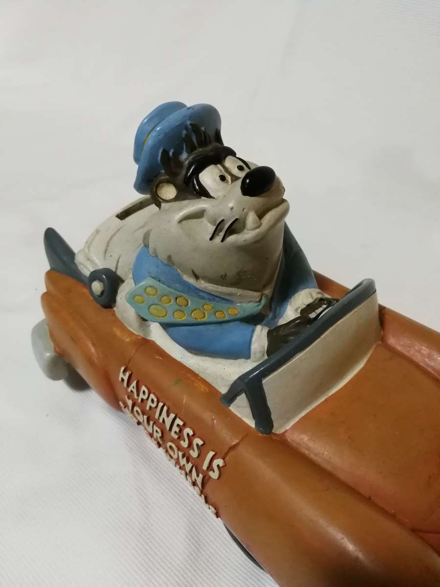 Rare 1994 Warner Bros Tasmanian Devil Taz Coin Car Piggy Bank