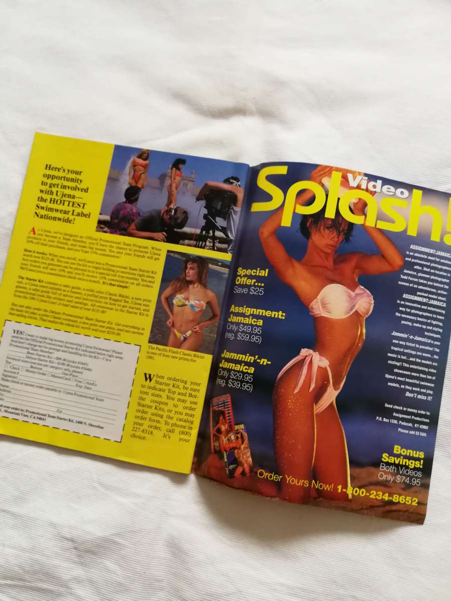 LORI WILLIAMSON SWIMSUIT INTERNATIONAL Magazine March 1991 Swimwear USA American