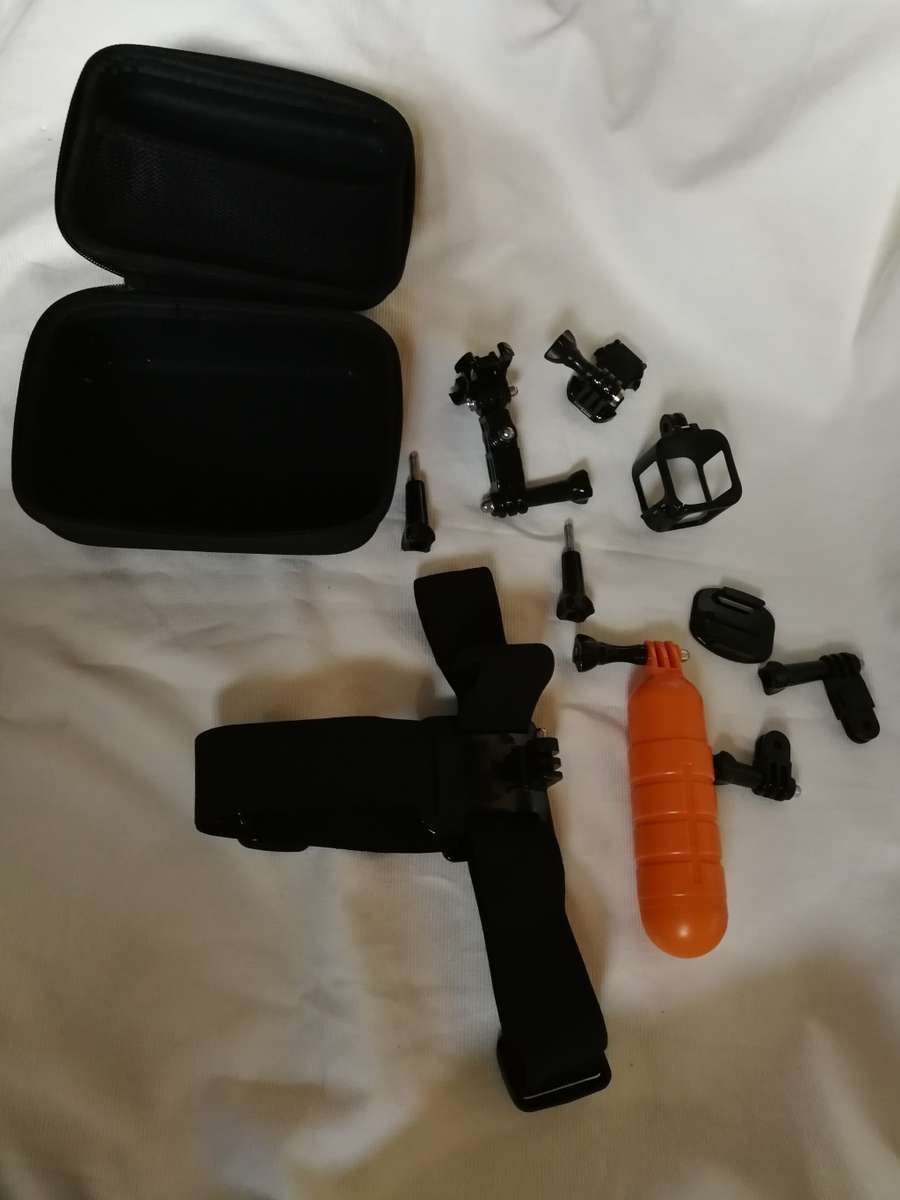 GoPro Accessories in zip case
