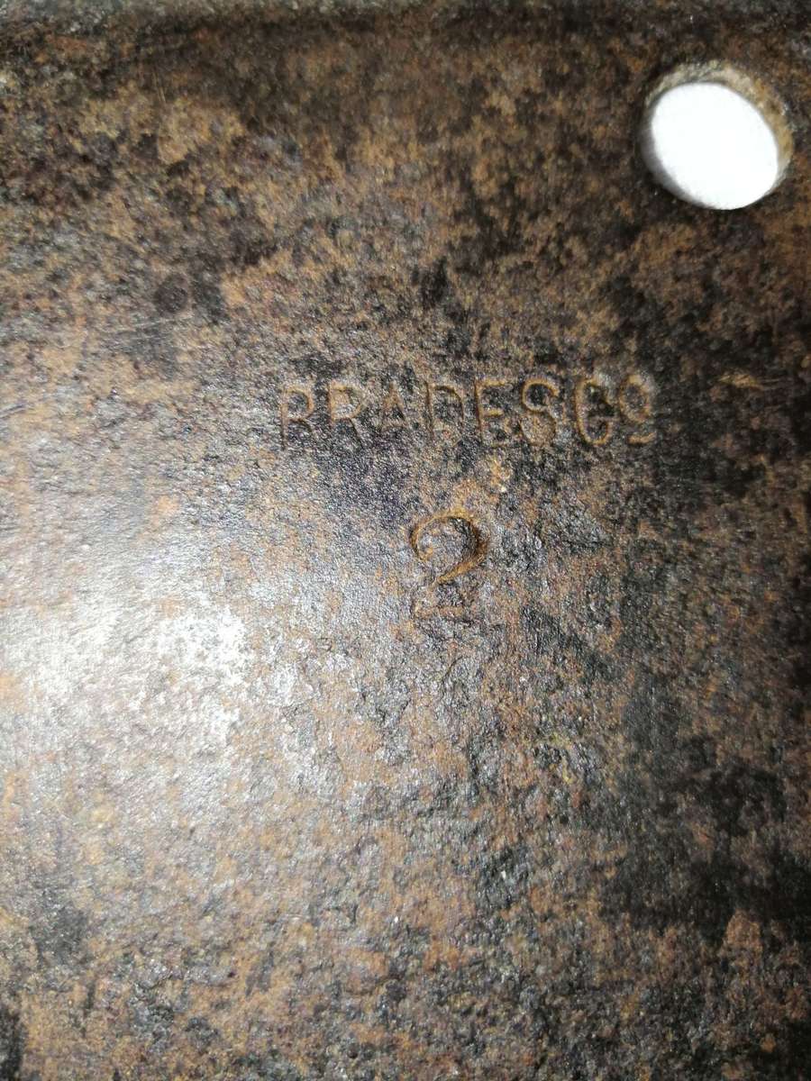 Antique meat cleaver. Brades Co- No2 England. Old and rustic.