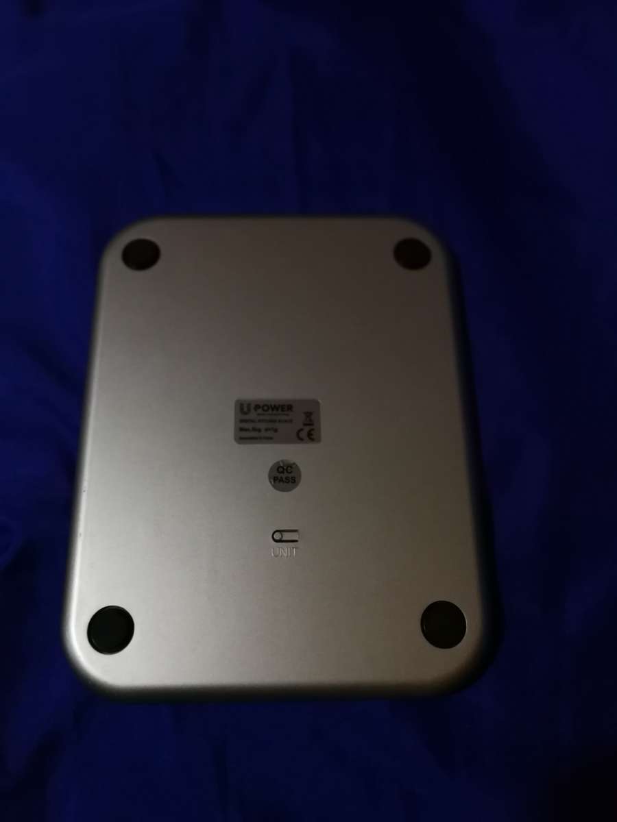 Battery Free `UPower` Wind-up Mini 5000g (5Kg) Scale with Large LCD Display- Portable