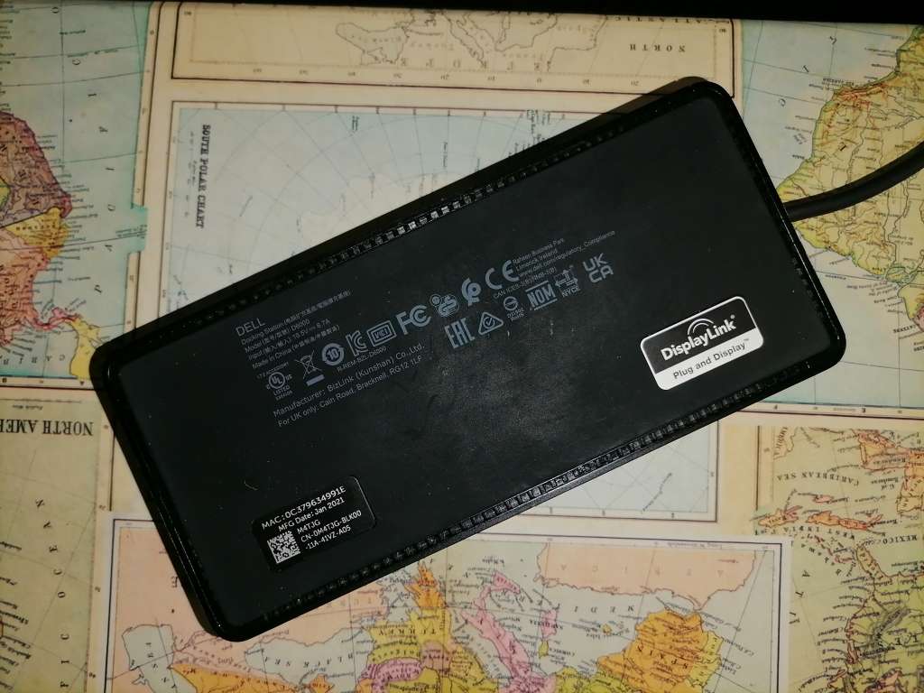 Dell D6000 usb c displaylink dock