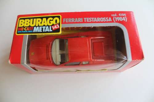 Burago Ferrari Testarossa 1984 1/43 Mint in Box