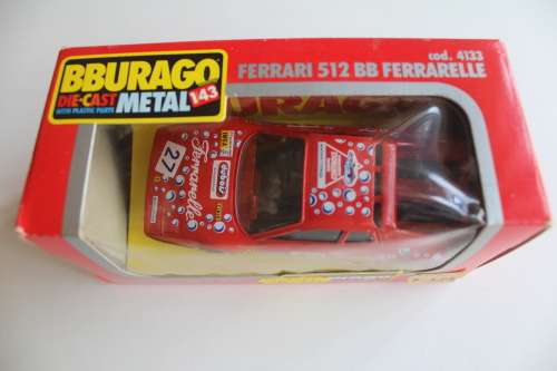 Burago Ferrari 512 BB 1/43 Mint in Box