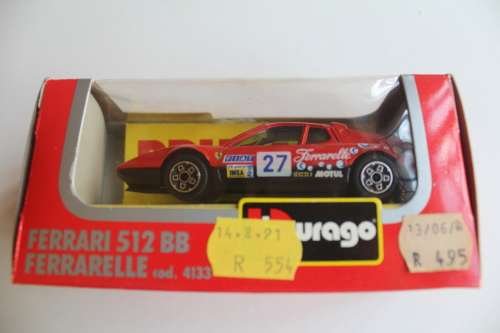 Burago Ferrari 512 BB 1/43 Mint in Box