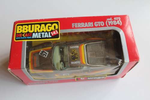 Burago  Ferrari GTO 1984 1/43 Mint in Box