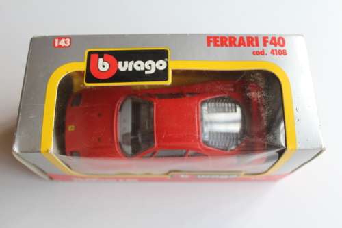 Burago Ferrari F40 1/43 Mint in Box