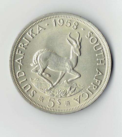 1958 Five Shillings