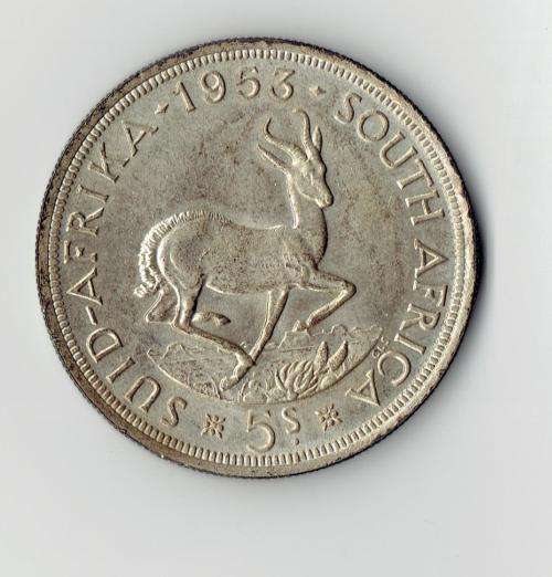 1953 Five Shillings