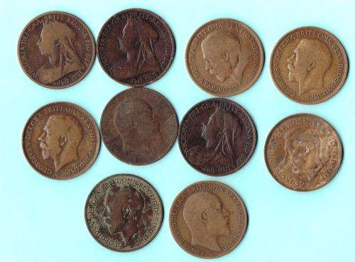 Great Britain 1 Penny various dates