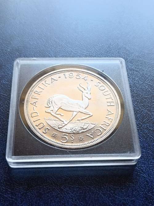 SA UNION 1954 FIVE SHILLING