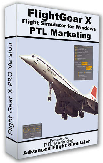 FlightGear X Flight Simulator [PRO VERSION 2009]