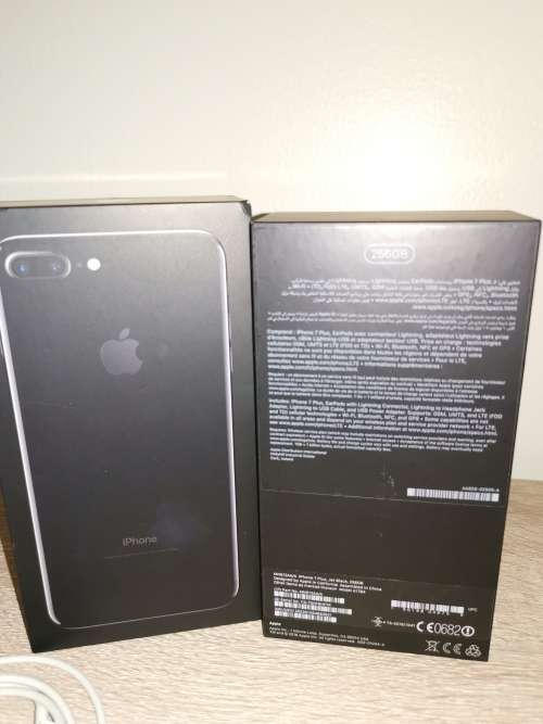 iPhone 7 Plus 256GB with extra protective covers