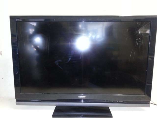 SONY MODEL KDL-40V 4000 LCD DIGITAL FLAT SCREEN COLOUR TV - CRACKED SCREEN (SPARES ONLY)