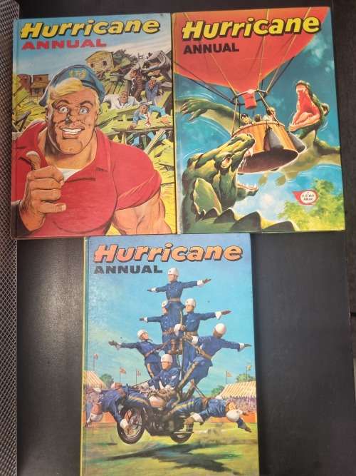 VIntage Hurricane Annuals. 1969 / 1970 / 1973.