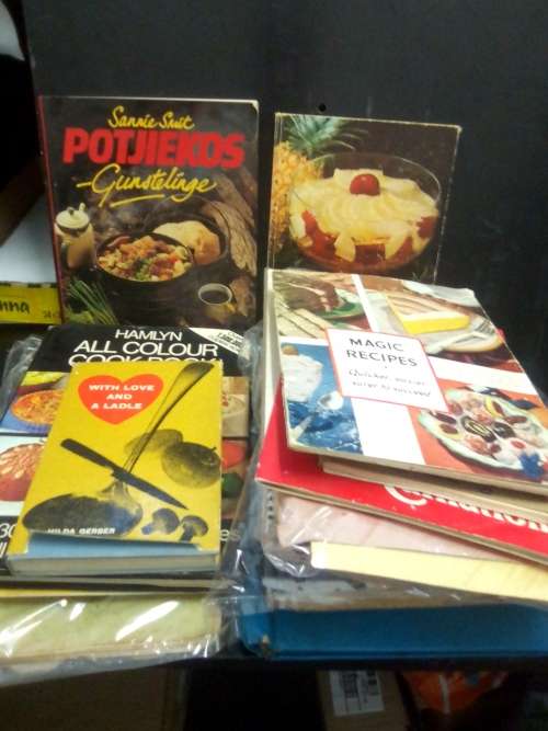 Lot Recipe Books.