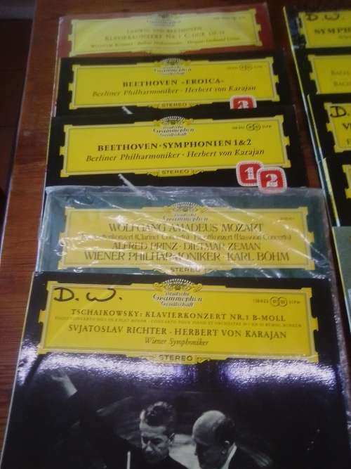 DEUTSCHE GRAMMOPHON LP RECORDS. TOTAL OF 28.