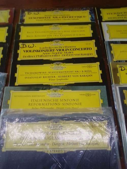 DEUTSCHE GRAMMOPHON LP RECORDS. TOTAL OF 28.