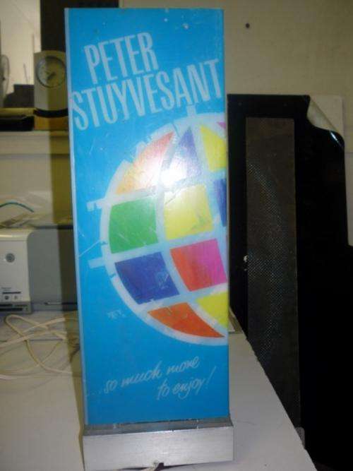 REDUCED!!!  PETER STUYVESANT STANDING BAR COUNTER/SHELF LIGHT - IN WORKING ORDER