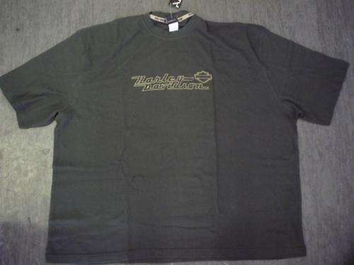 DARK GREEN HARLEY- DAVIDSON T-SHIRT (XL)