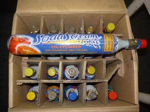 20 SODA STREAM CYLINDERS (24kg TOTAL WEIGHT)