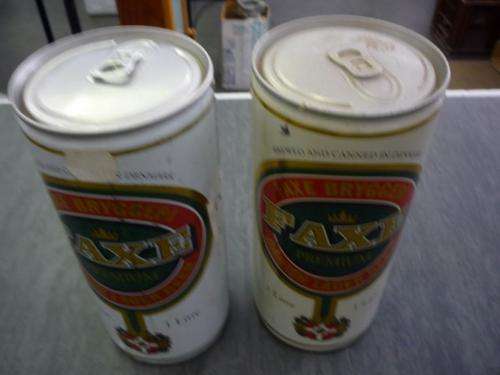 2 X 1 LITRE FAX DANISH LAGER BEER - IDEAL BAR DISPLAYS